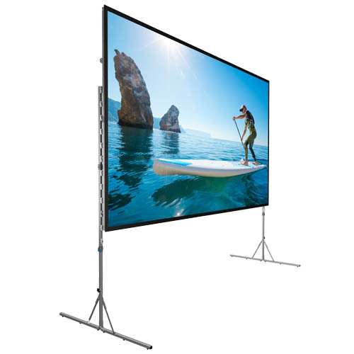 DA -Lite Fast Fold Deluxe 4K, 8K, 150 "Diag. Fabric layar proyeksi (84.5x114.5) - [4: 3] - Sewa HD - 1.0