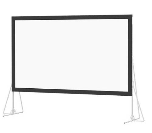 DA -Lite Fast Fold Heavy Duty Deluxe Projector Screen for Rental 334 "Diag. (162x288) - [16: 9] - DA -TEX - 1.3