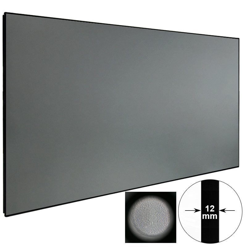 120 Inch Slim Bezel Ultra Short Throw Layar Proyeksi ALR Untuk Home Theater