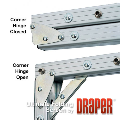 Layar lipat Draper Ultimate lengkap dengan kaki standar 105 Diag. (51x91) - HDTV [16: 9]